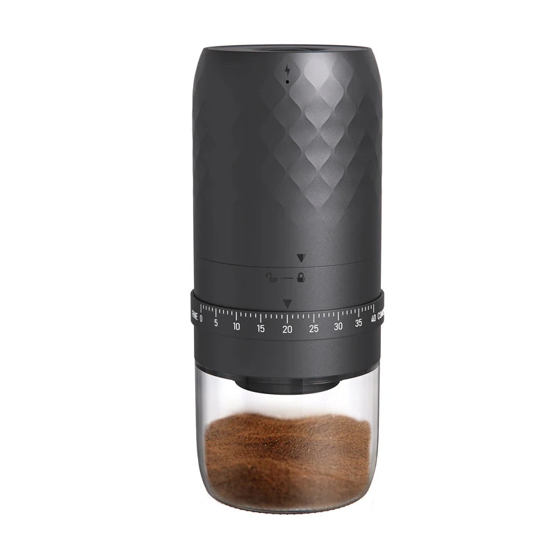Electric Coffee Grinder, Portable Adjustable Grind Size, One-Touch Operation, Perfect Coffee Companion for Freshly Ground Coffee