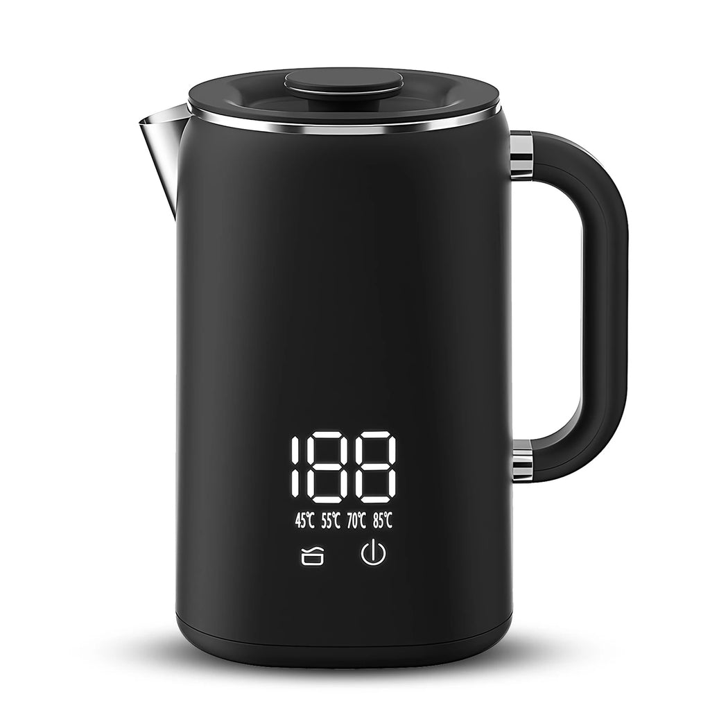 1.7L Electric Kettle Large Capacity Thermostatic Kettle Automatic Heat Preservation Teapot 304 Stainless Steel Liner Health Pot