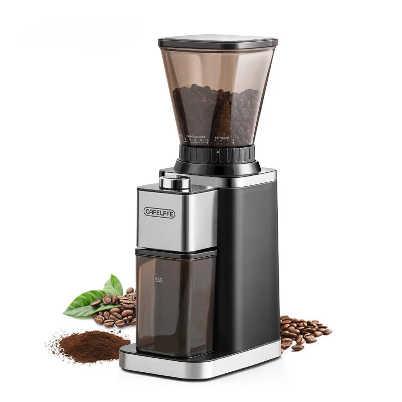 Coffee Bean Grinder Hand-brew Espresso Grinder Large Capacity Electric Bean Grinder Adjustable Powder Coarseness Coffee Tools