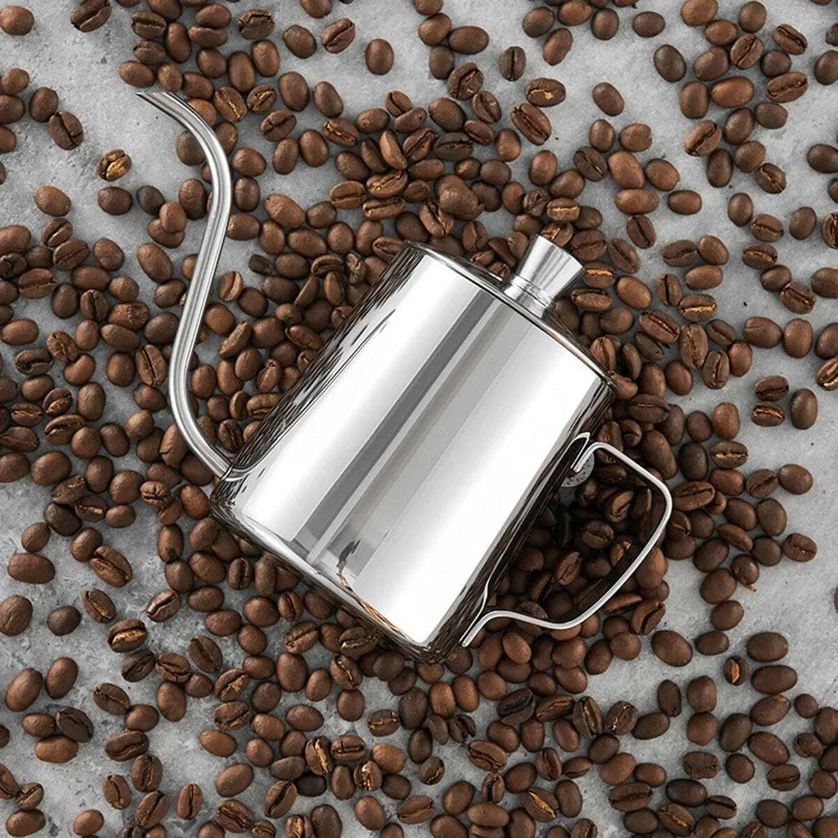 1PC-350ML Pour Over Coffee Kettle Gooseneck Pour Over Coffee Pots Drip Coffee Maker Stainless Steel Home Barista Accessories