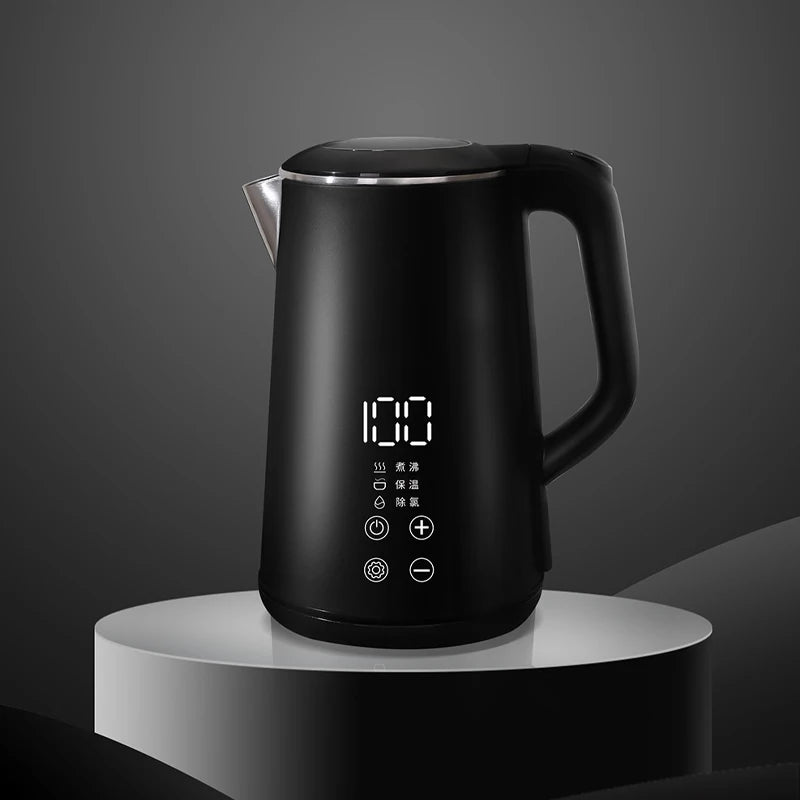 Electric Kettle 1.6L Large Capacity Thermostatic Kettle Automatic Heat Preservation Teapot 304 Stainless Steel Liner Health Pot