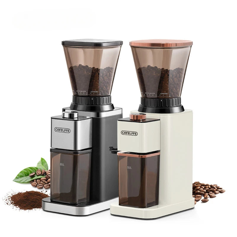 Coffee Bean Grinder Hand-brew Espresso Grinder Large Capacity Electric Bean Grinder Adjustable Powder Coarseness Coffee Tools