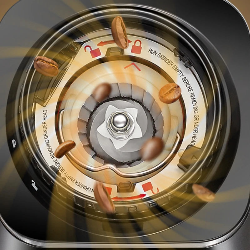 Coffee Bean Grinder Hand-brew Espresso Grinder Large Capacity Electric Bean Grinder Adjustable Powder Coarseness Coffee Tools